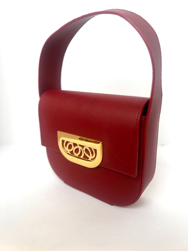 Destree Martin 100% Calfskin Red Small Shoulder Bag — image 2 of 8